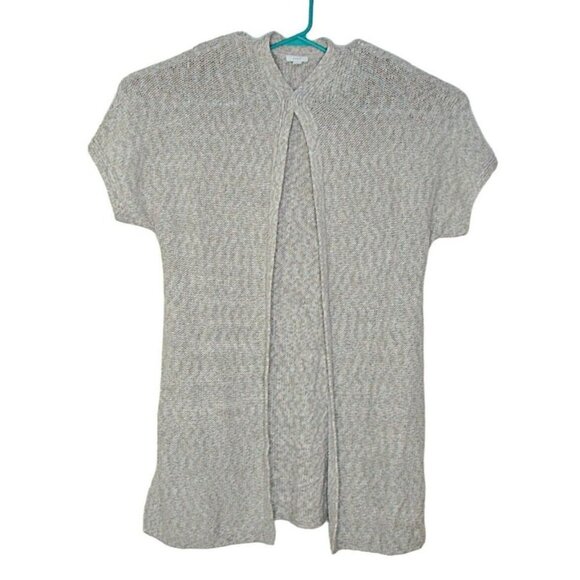 J. Jill Pure Jill Womens Open Front Cardigan Long Sweater Green Heathered Small - Picture 1 of 13